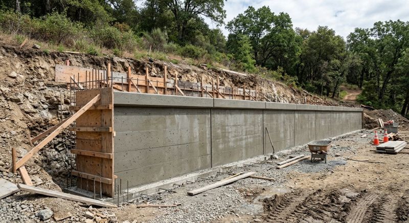 Retention Wall Construction in Deland, FL
