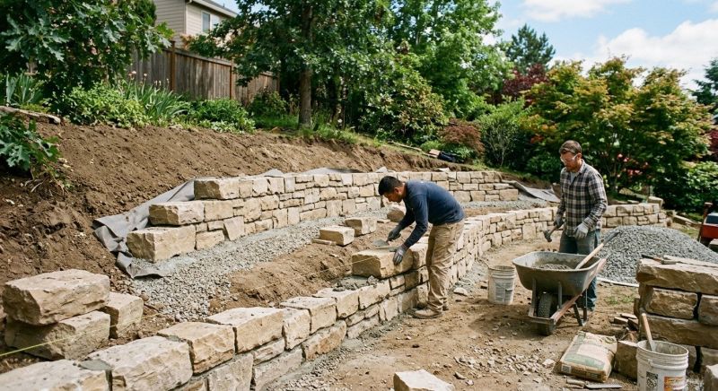 Hardscape Wall Construction in Daytona Beach, FL