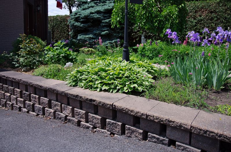 Retaining Wall Installation in Rockwall, TX