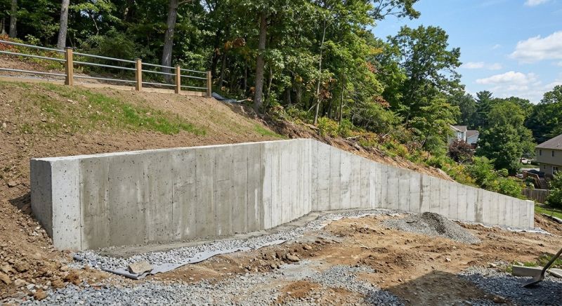 Retention Wall Installation in Napa, CA